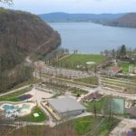 Le lac de Chalain depuis le belvédère de Fontenu