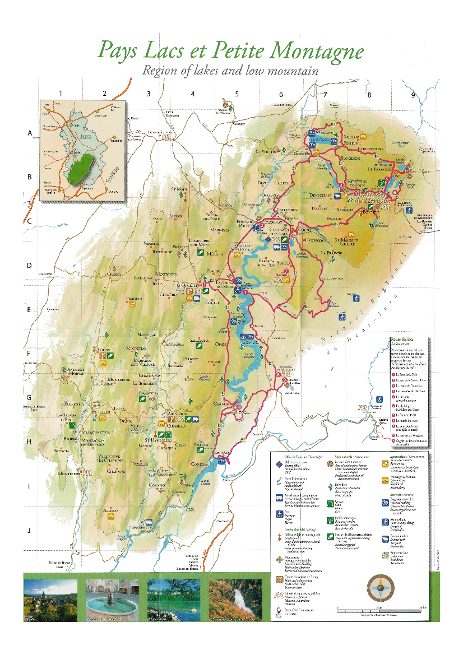 lacs du jura carte Sillonnez La Route Des Lacs Dans Le Jura lacs du jura carte