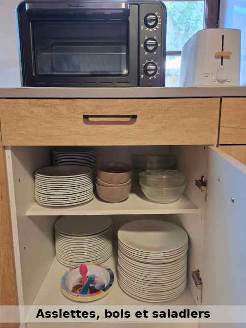 Les assiettes sont indispensables pour se restaurer.
